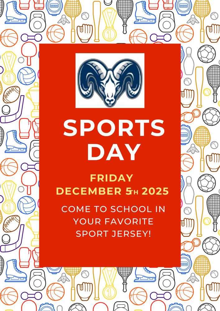 Dec. 5  - Sports Spirit Day!