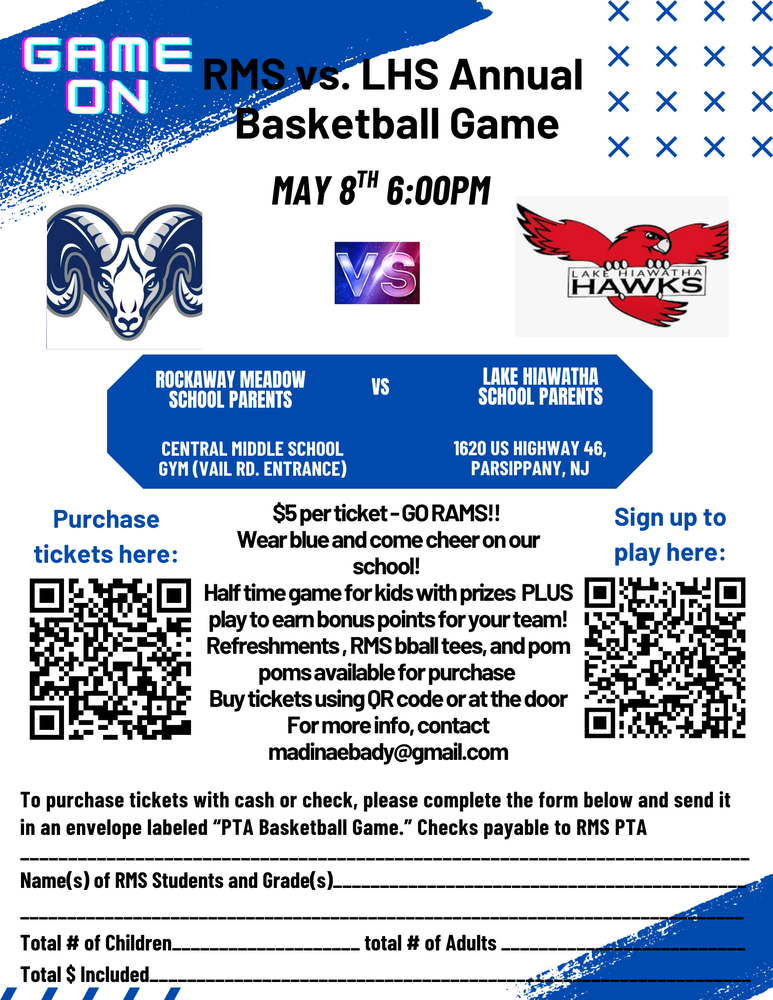 RMS vs. LHS Basketball Game