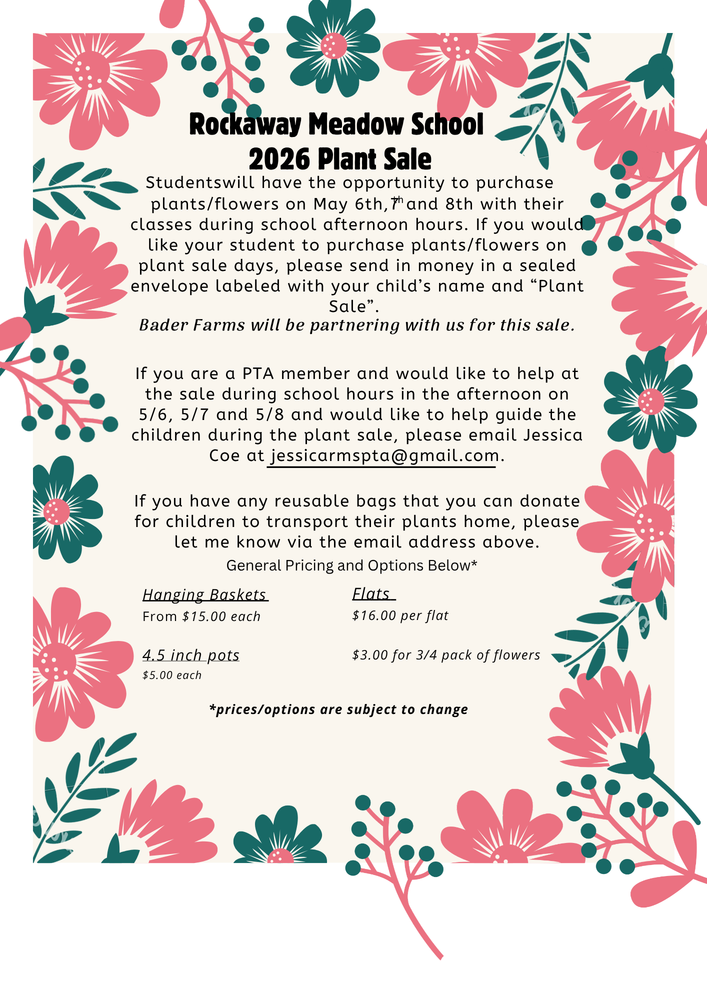 PTA Mother's Day Plant Sale