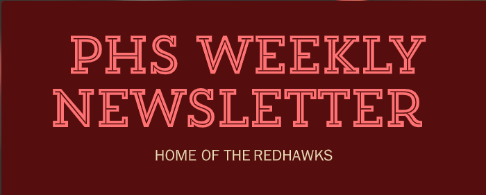 PHS Weekly Newsletter