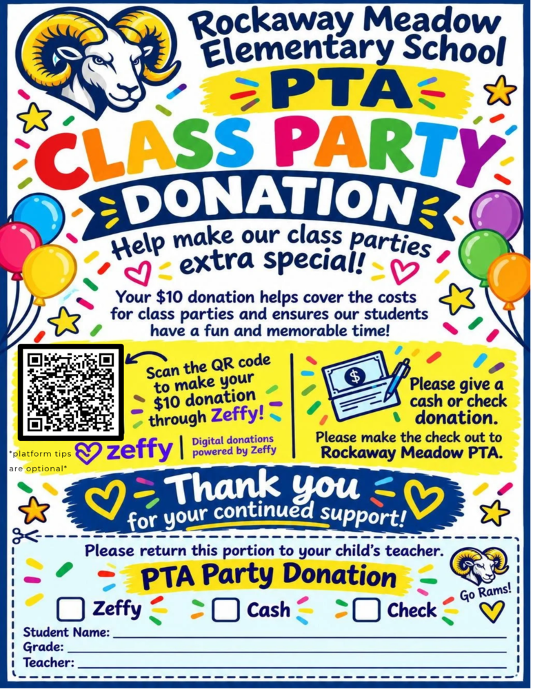 Class Party Donations
