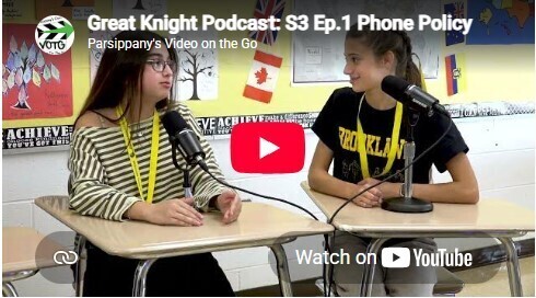 Two girls from Great Knight Podcast S3 Ep. 1 Cell phone policy