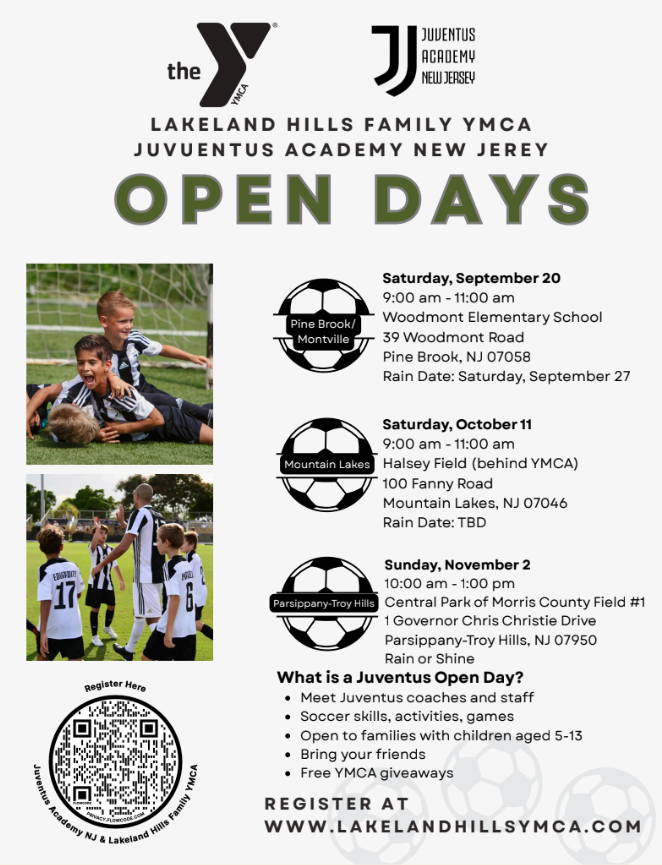 2025 Fall Juvuentus Academy Flyer