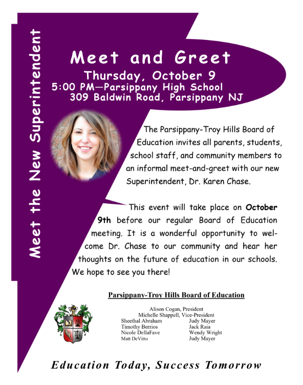 Meet and Greet Dr. Karen Chase 10/9/25