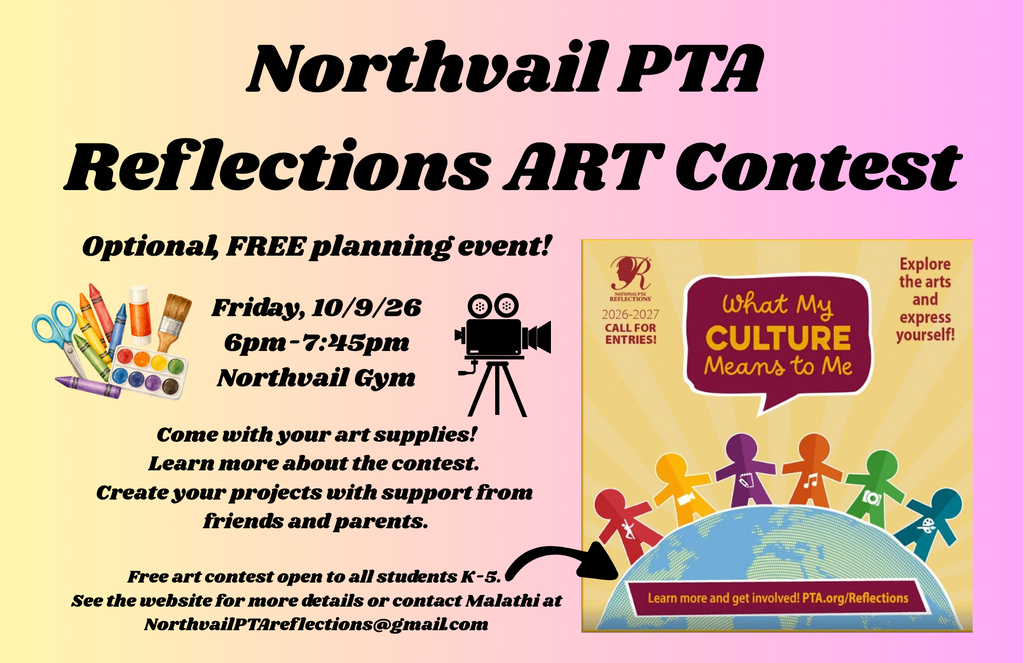 Northvail PTA Reflections ART Contest