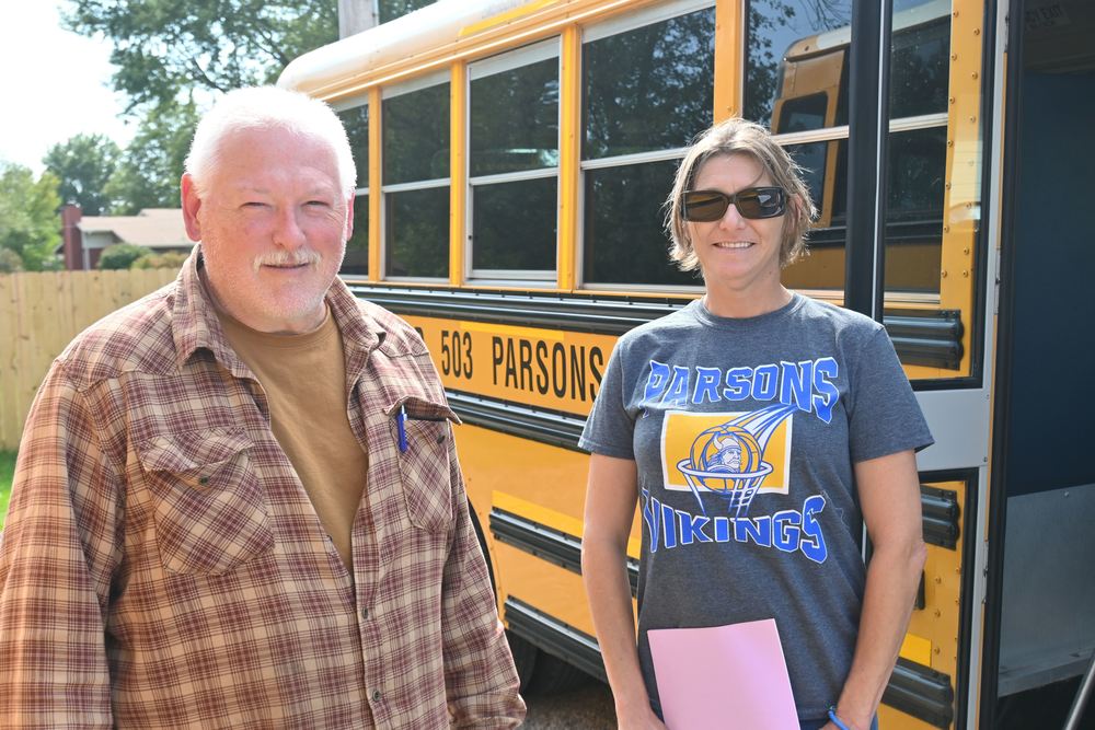 Honoring our Bus Drivers and Monitors: Lori English and Charles Negrete