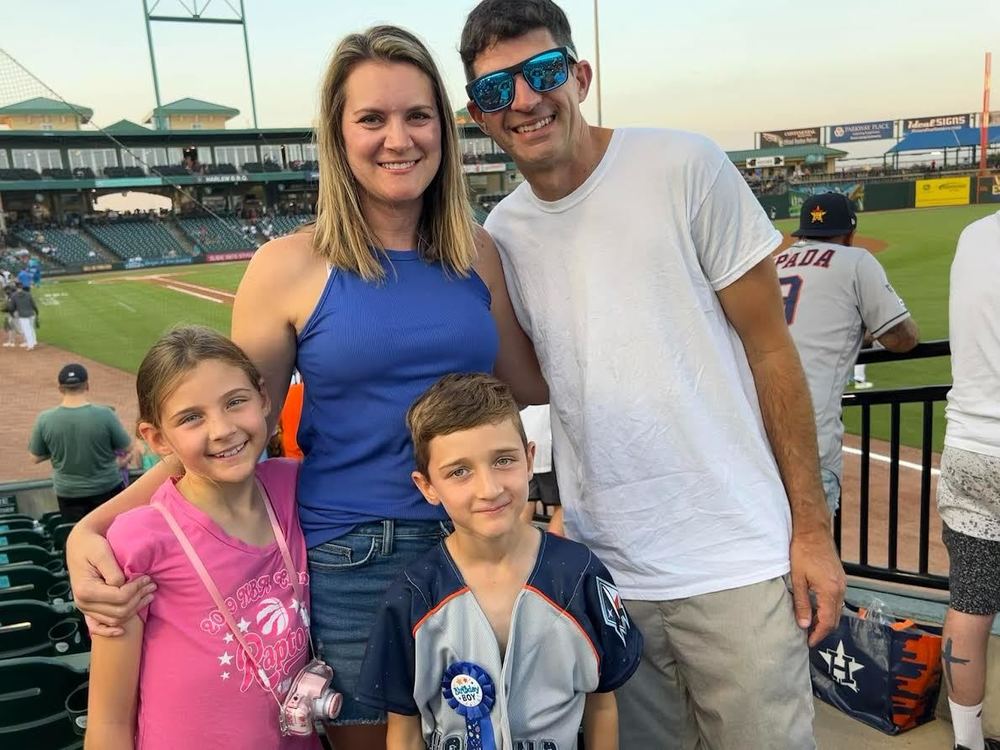 Nate Smith and his family