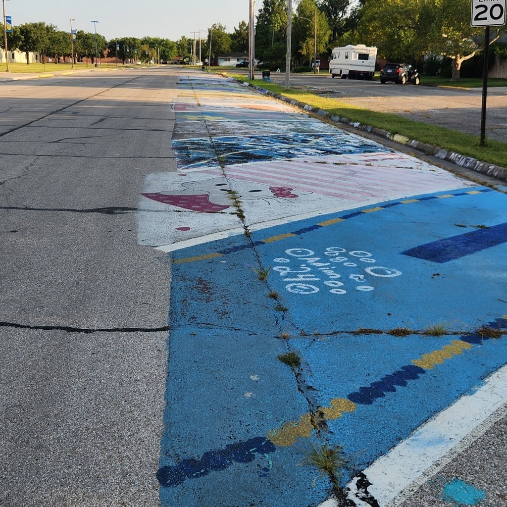 Mark the curb with your name and 25-26 so no one takes your spot!