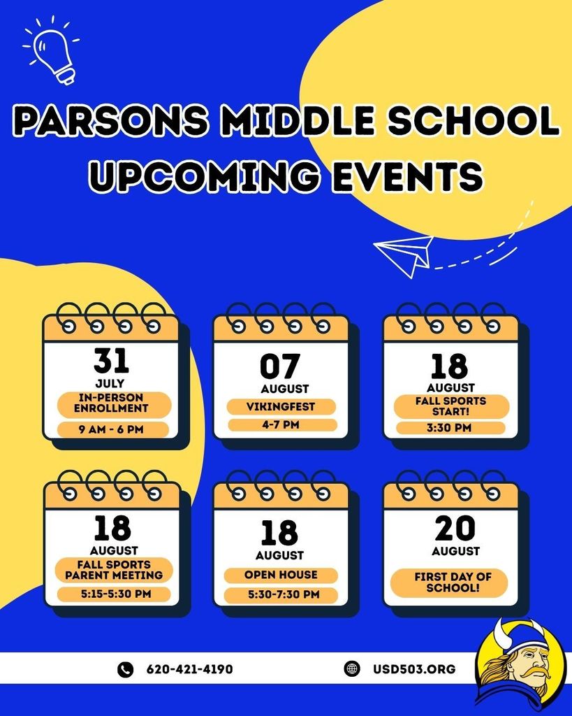 Upcoming events- PMS