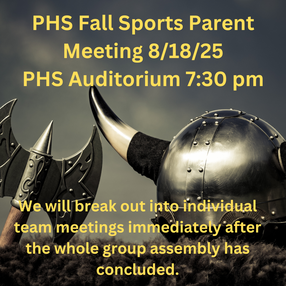 PHS Fall parents meeting