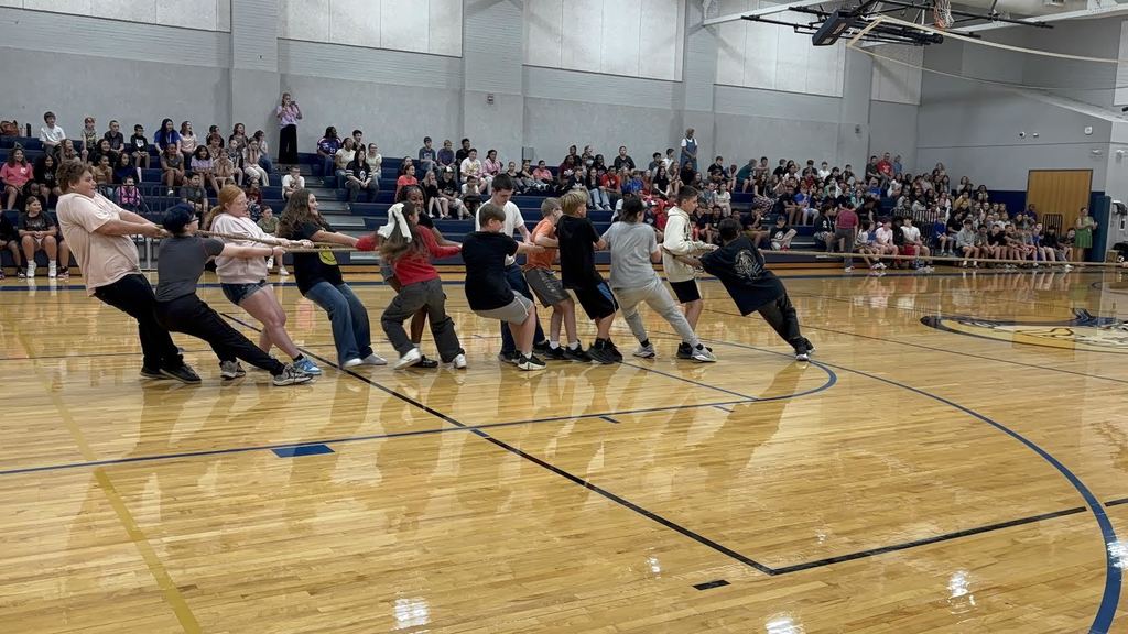 Mr. Hutley's Class, get's one last tug over the line.