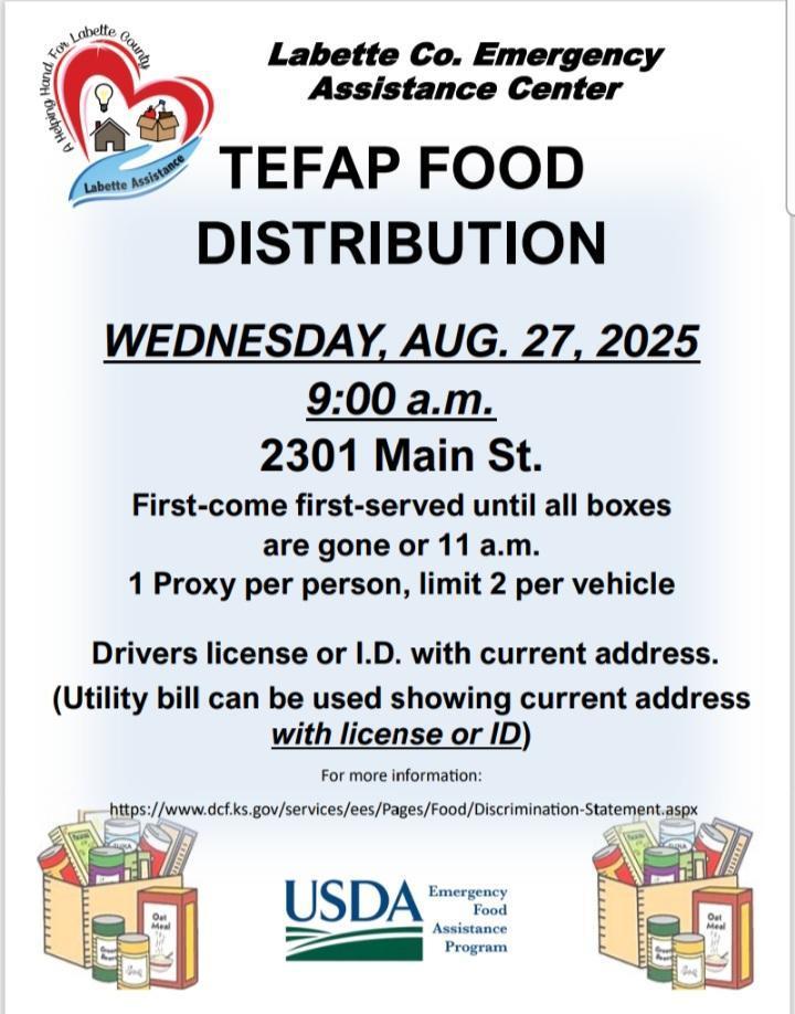 food distribution poster