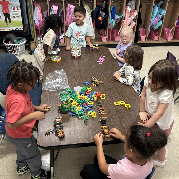 Sharing and making friends.
