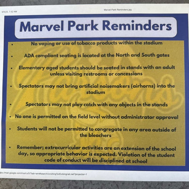 park reminders