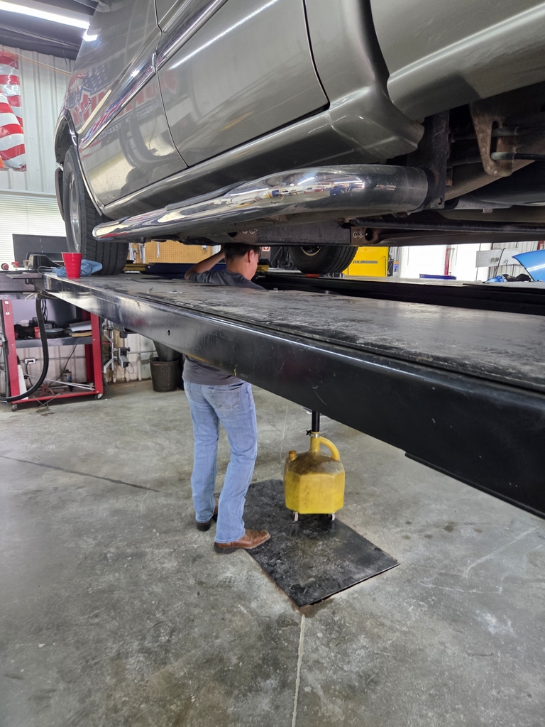 Transmission fluid change.