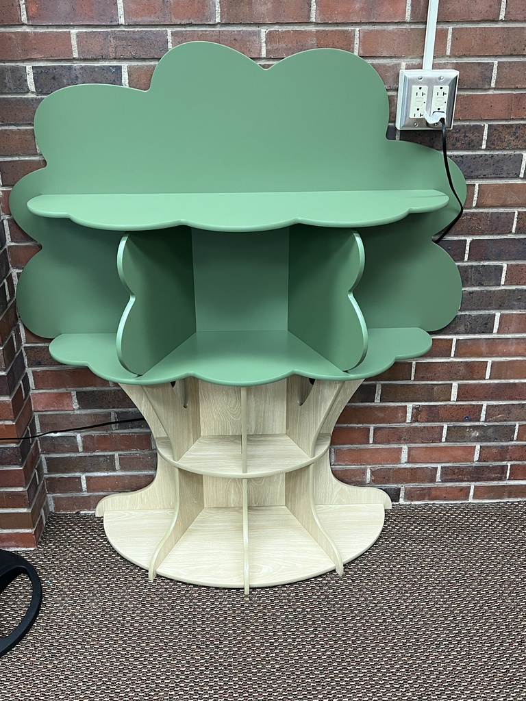 Our treehouse bookshelf