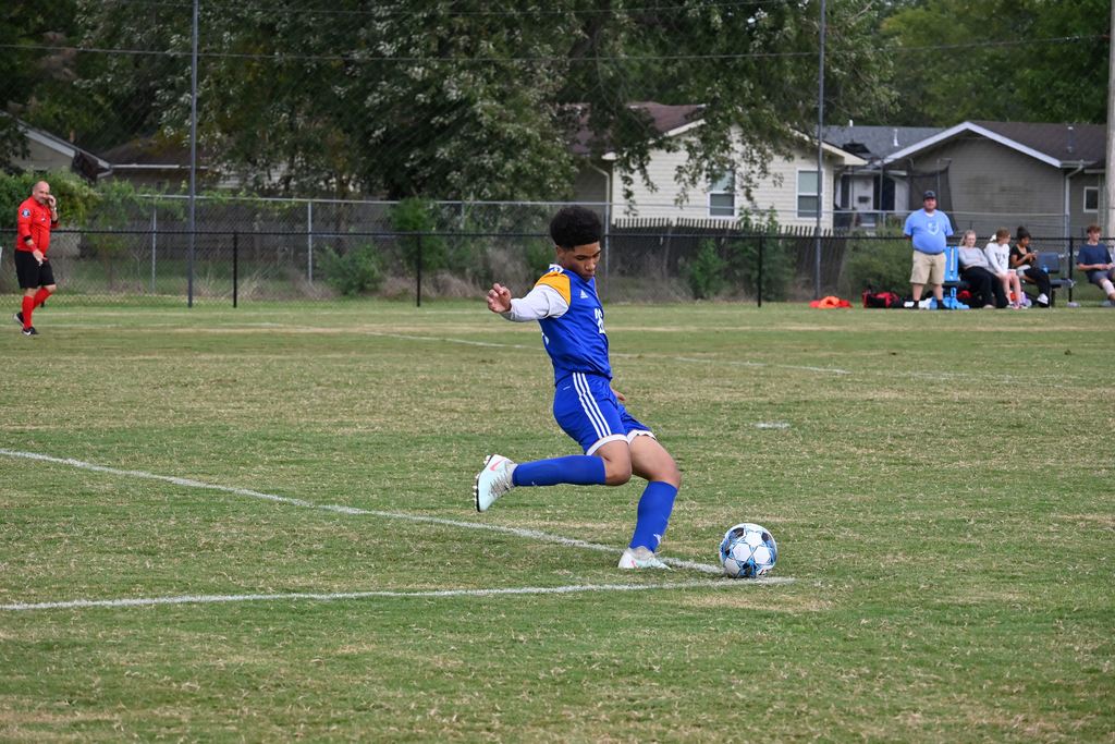 PHS students play soccer against Chanute.