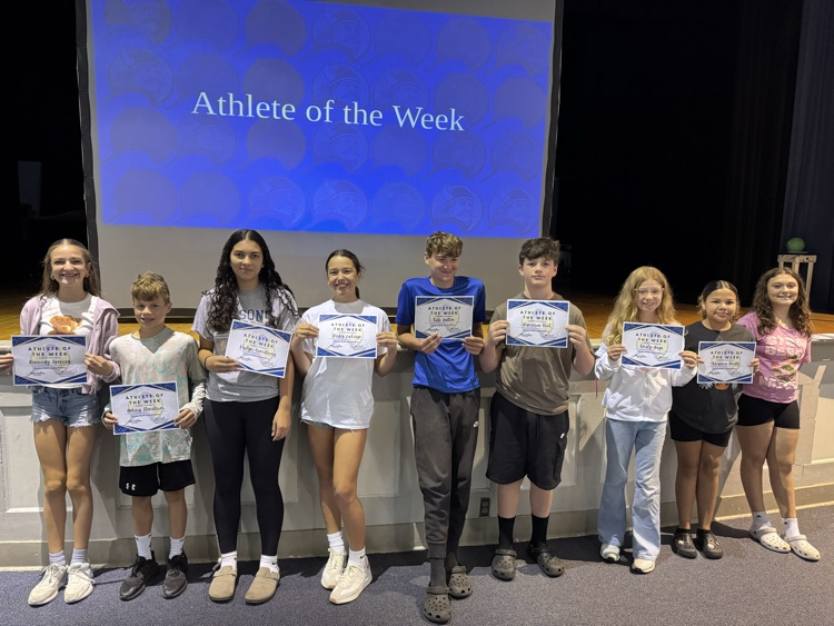 athletes of the week