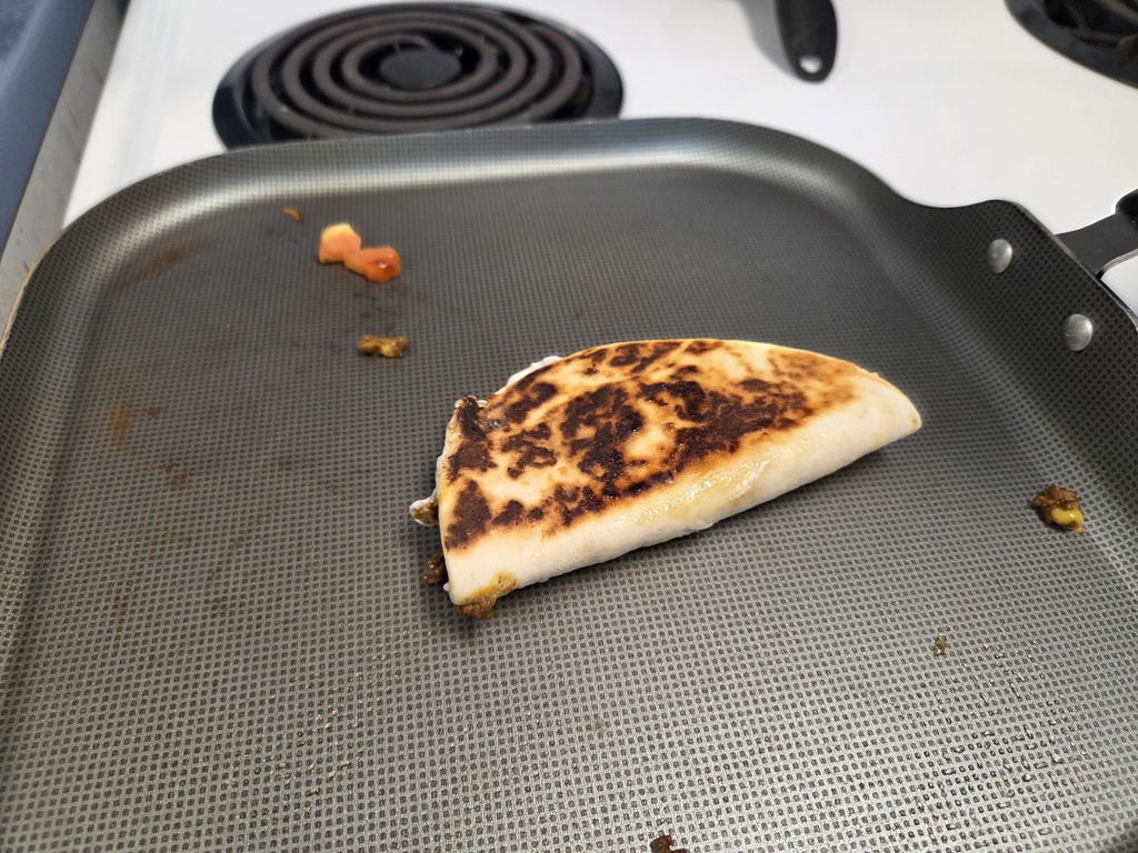 The tortillas were too small