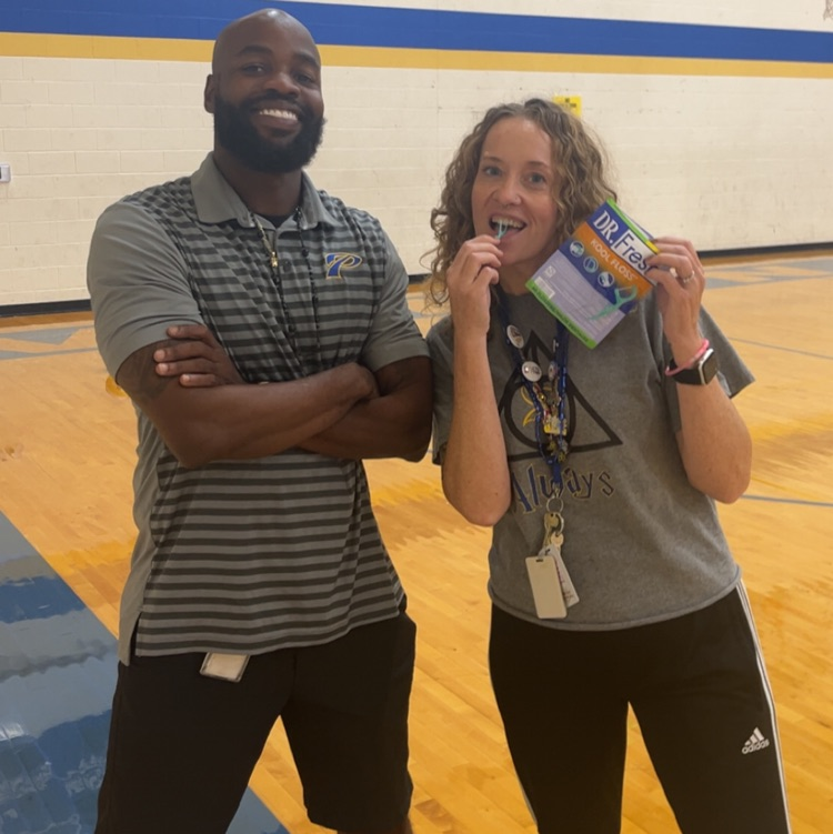 Coach Dumas and floss 