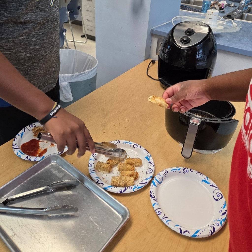 Using airfryer