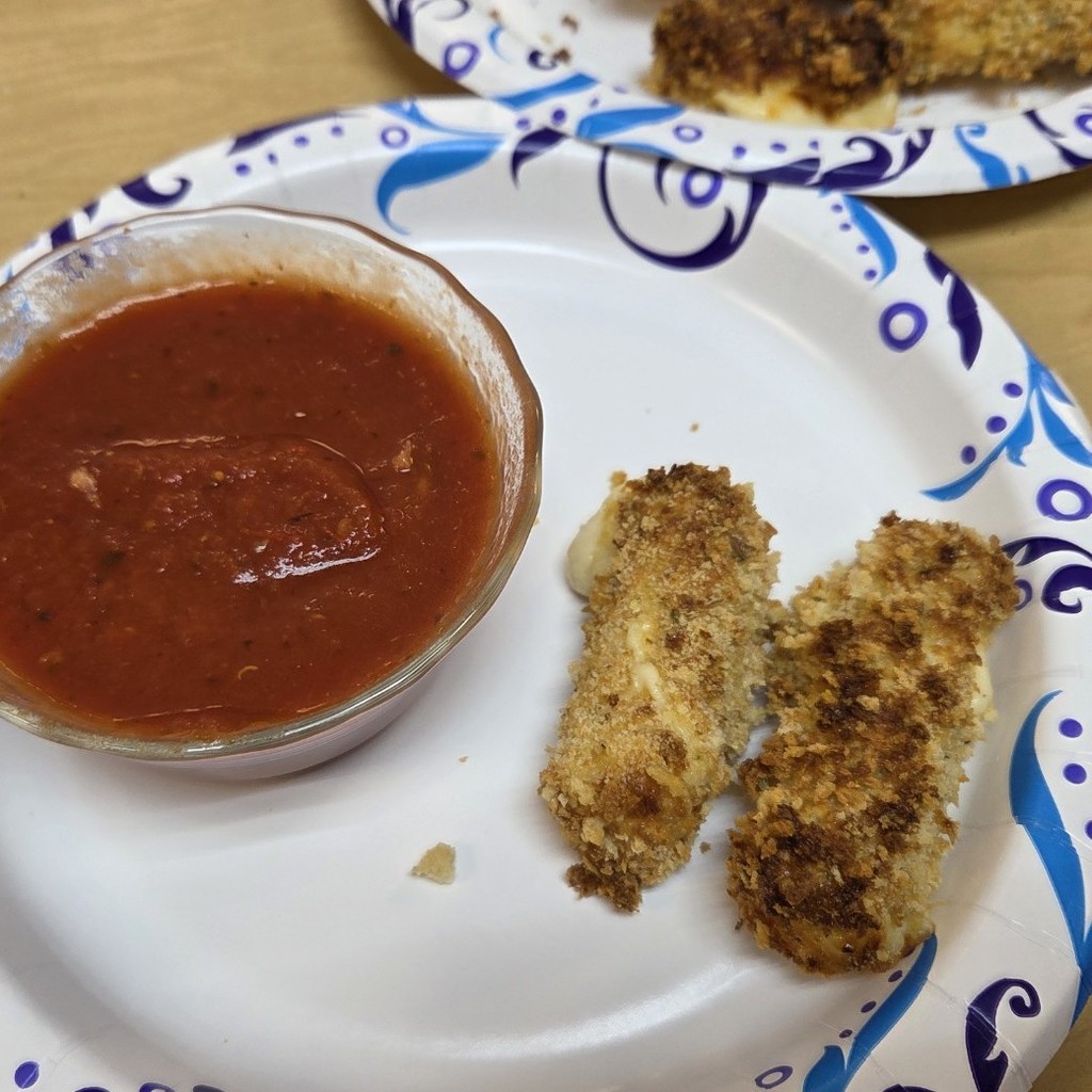 Airfryer mozzarella