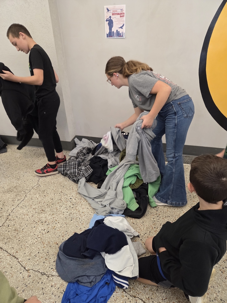 Large pile of dark clothes