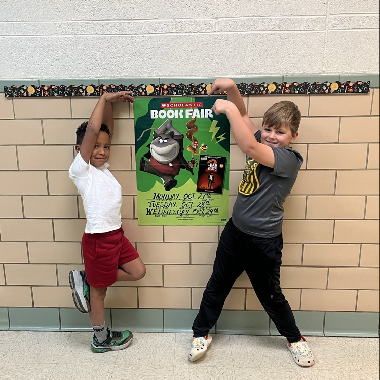 book fair flyer and kids