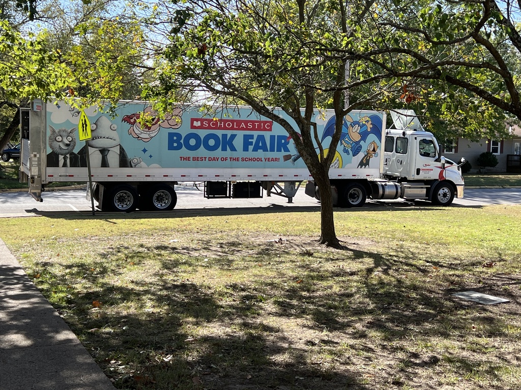 Book Fair truck arriving