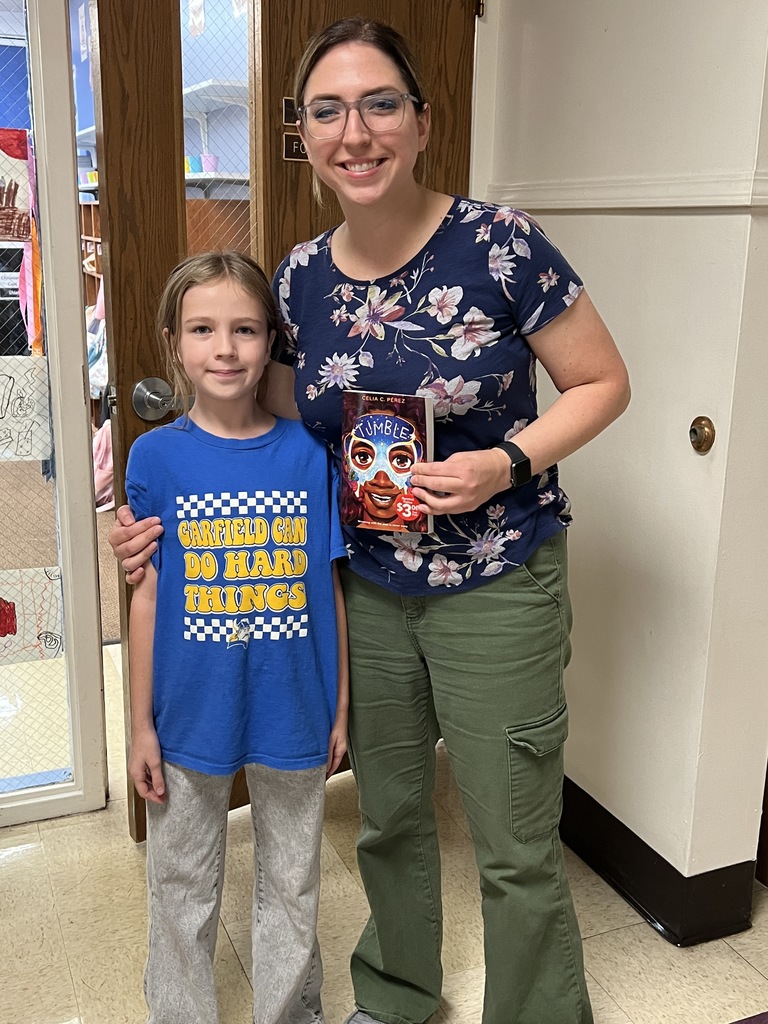 Lily donated a book for her teacher's classroom.