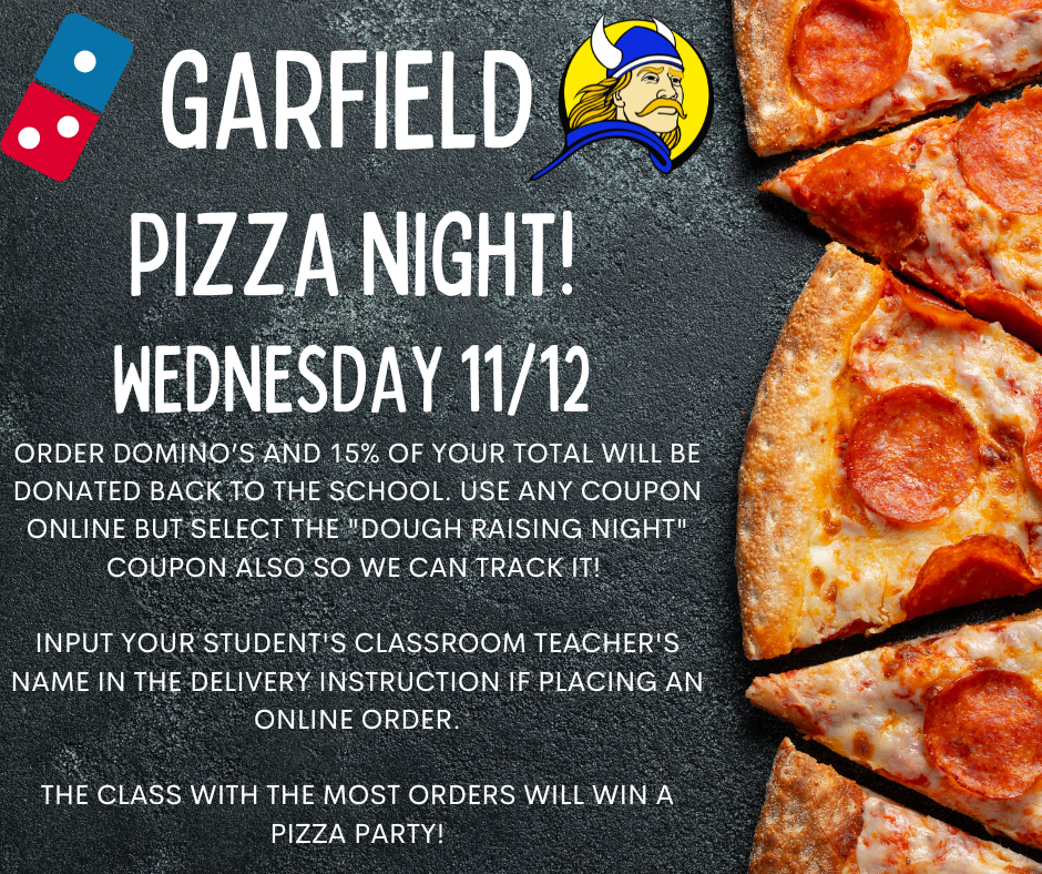 Garfield pizza night!