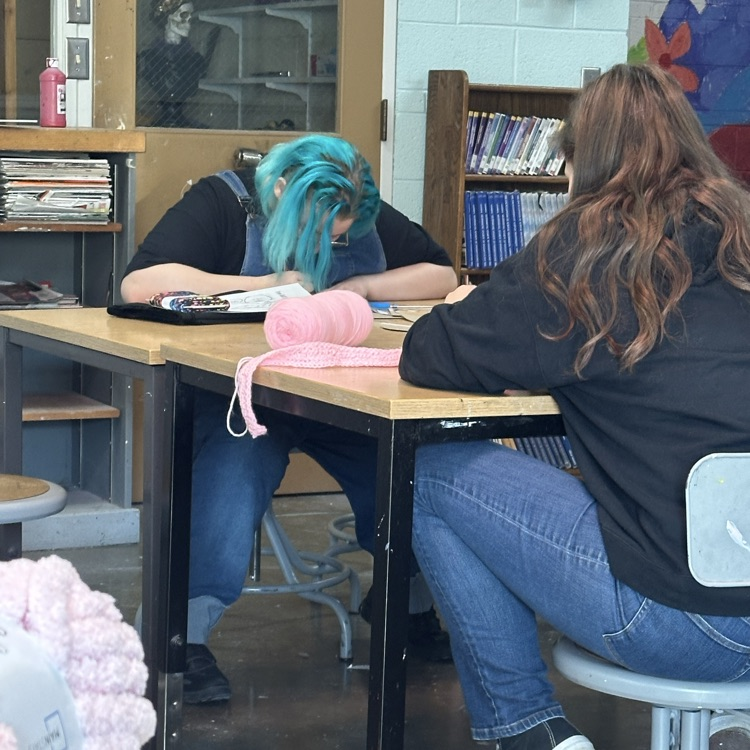 Start of sewing and crocheting. 