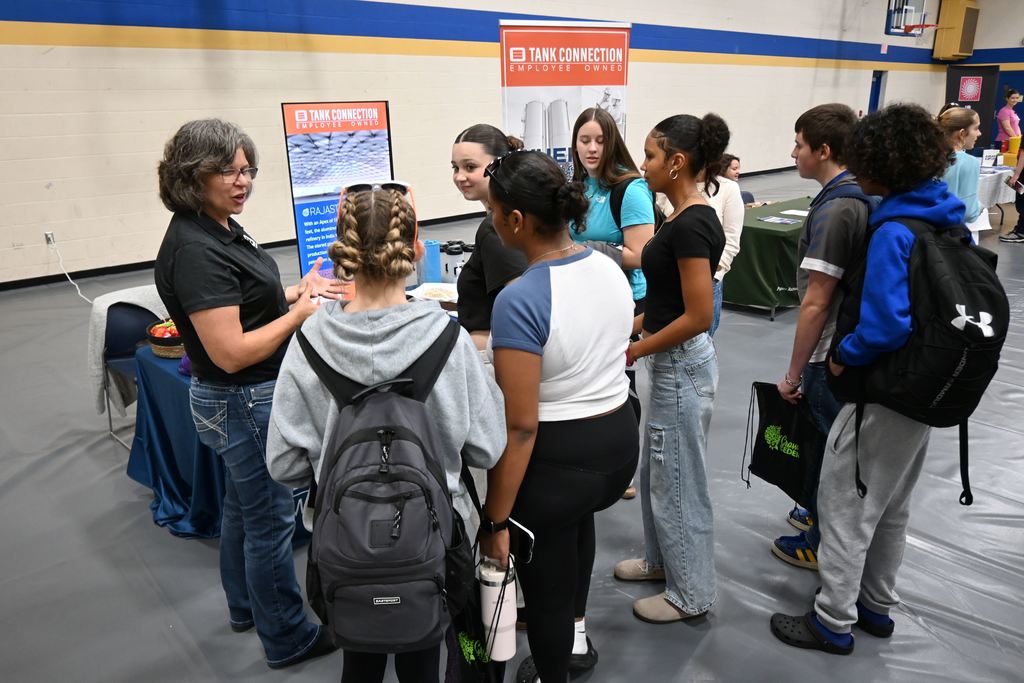 Students learn about Tank Connections.