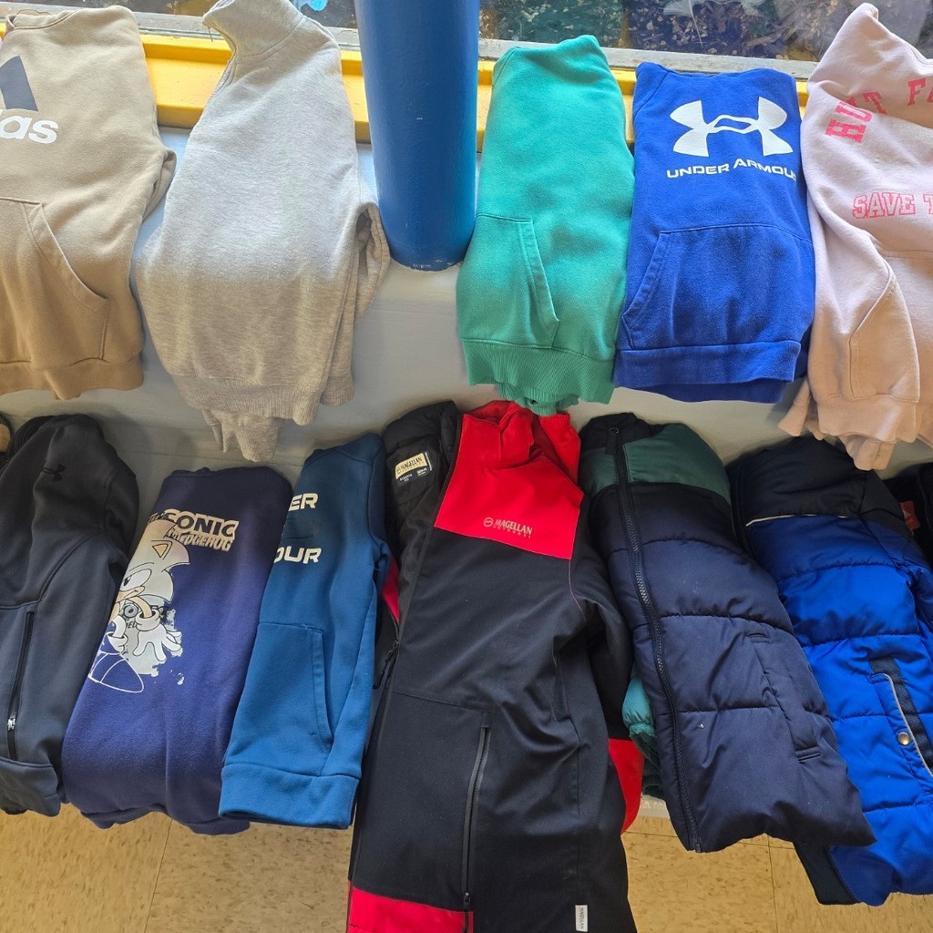 sweatshirts and coats