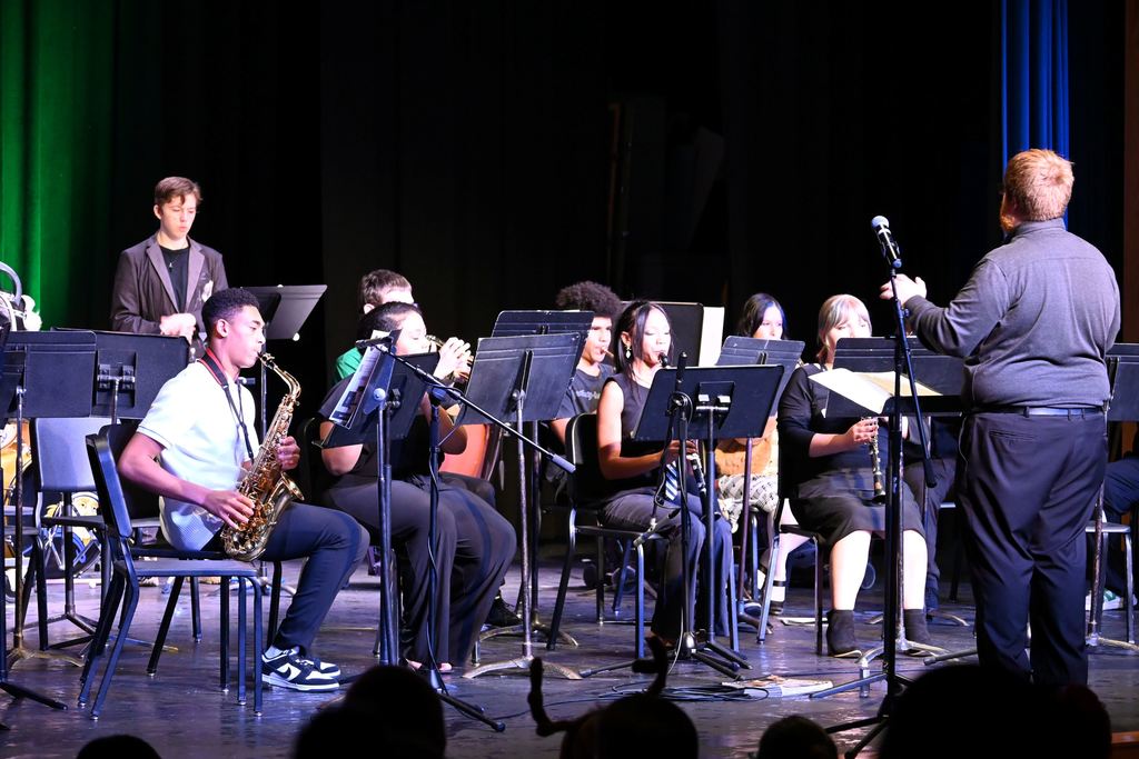 PHS Band students play.