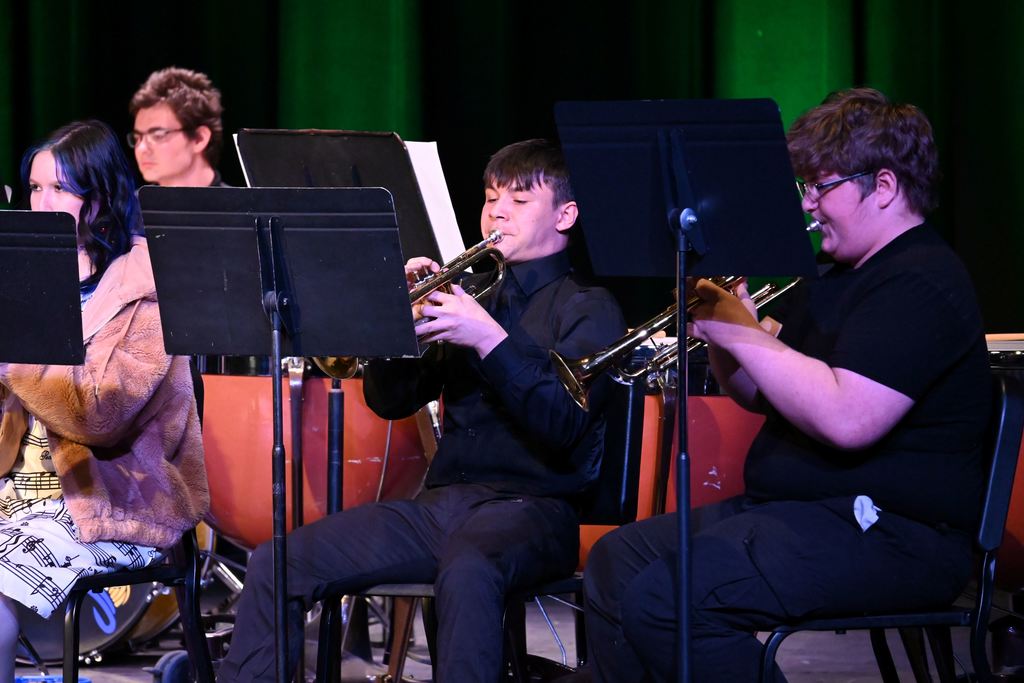 PHS Band students play.
