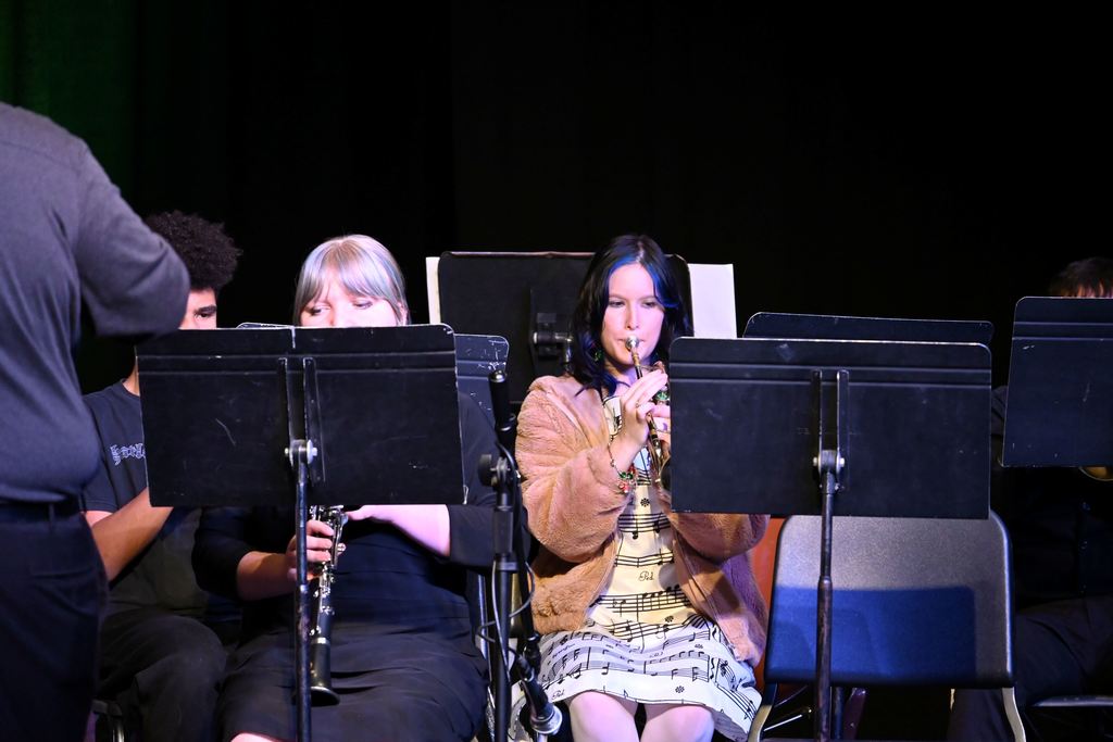 PHS Band students play.