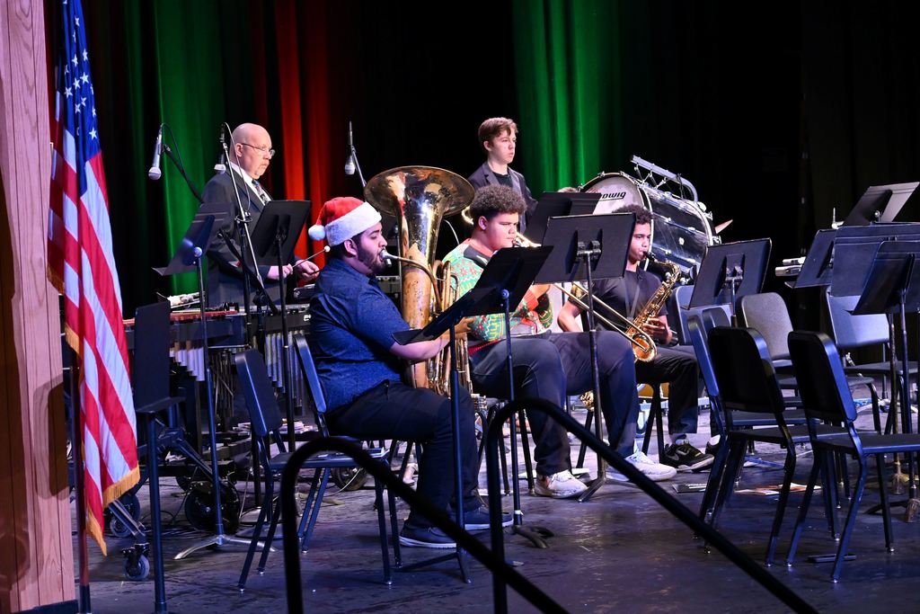 PHS Band students play.