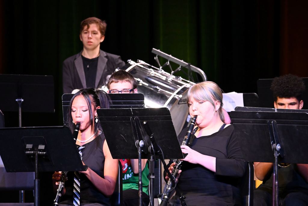 PHS Band students play.