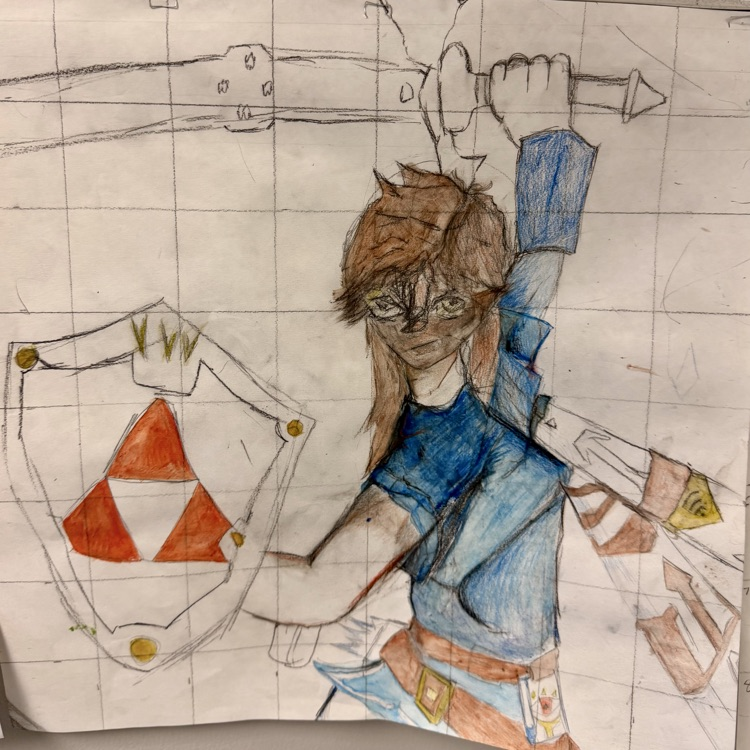 Grid Drawing Heroes or Villains