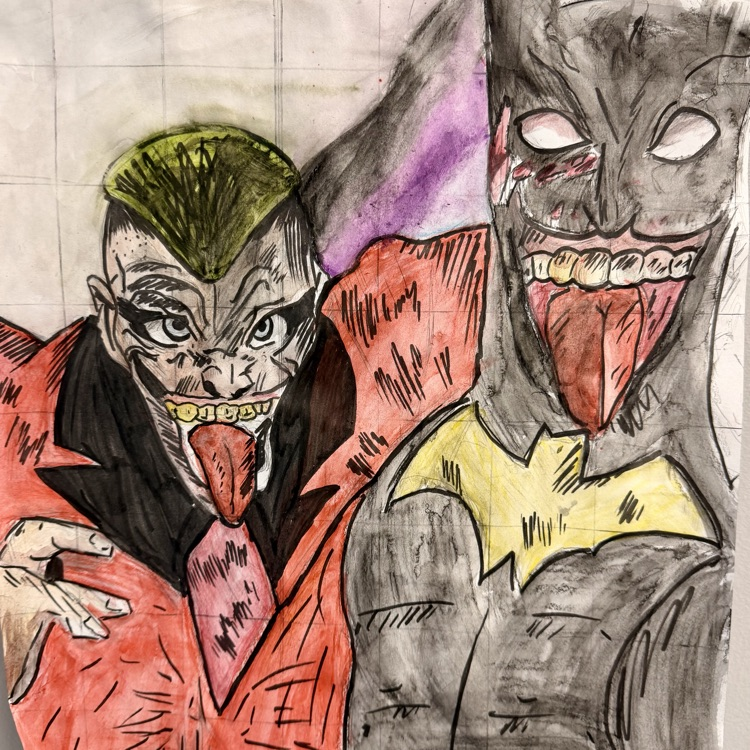 Grid Drawing Heroes or Villains