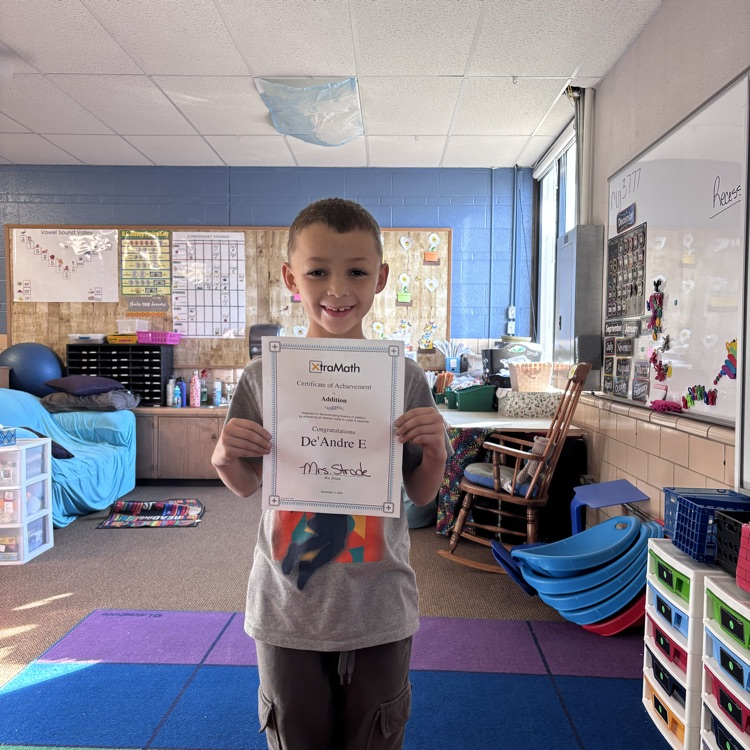 These have completed all their basic addition facts on Xtra math. Way to go you two!