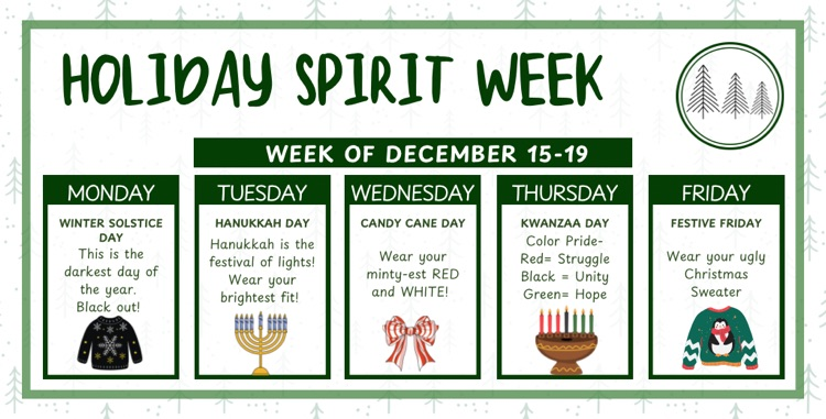 holiday spirit week
