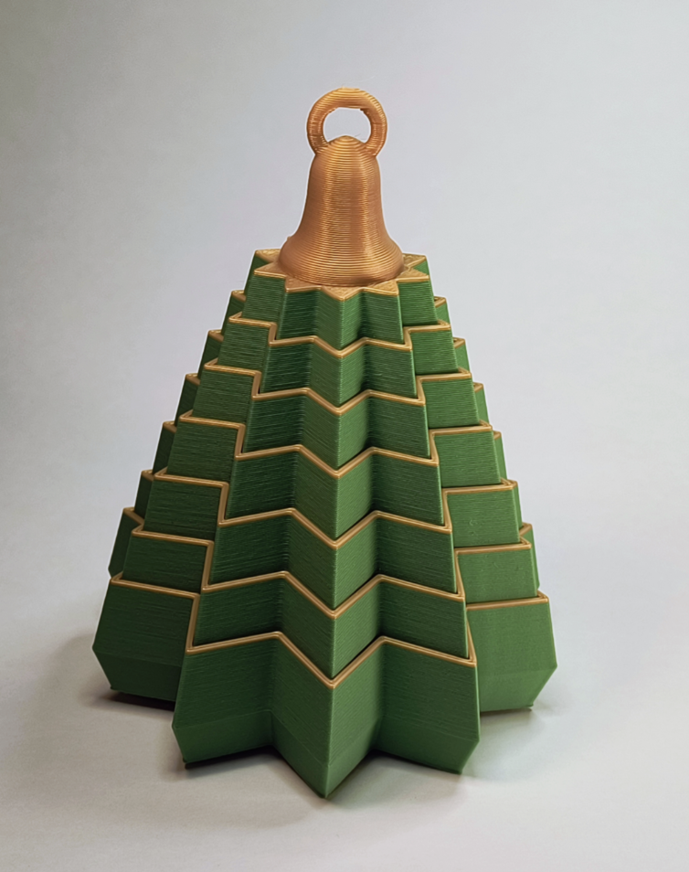 pop-up Christmas tree fidget students received