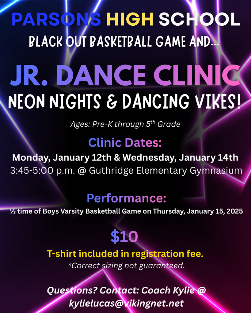Junior Dance Clinic Flier