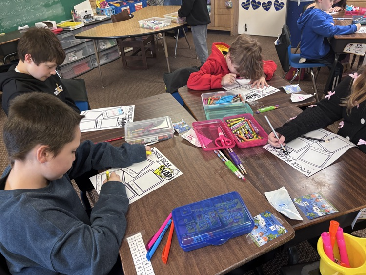 The kids had fun creating their 2025 snapshots to share with everyone.