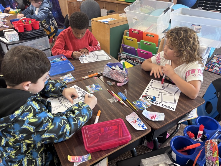 The kids had fun creating their 2025 snapshots to share with everyone.