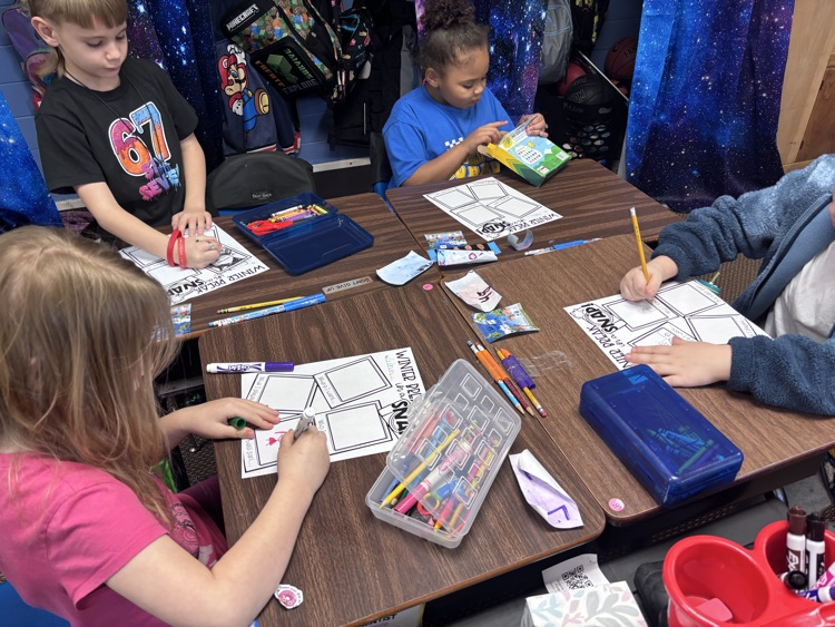 The kids had fun creating their 2025 snapshots to share with everyone.