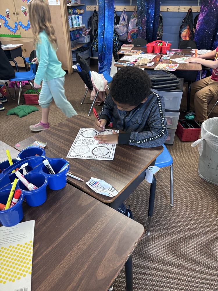 We are working hard making our new 2026 school year goals. 