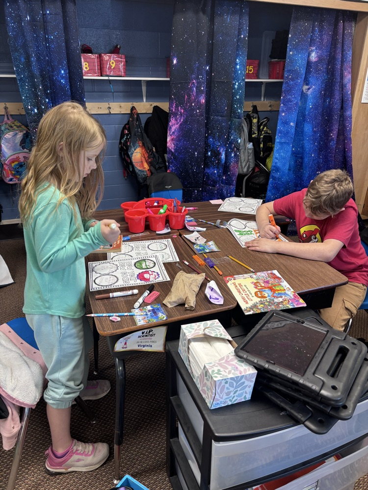 We are working hard making our new 2026 school year goals. 